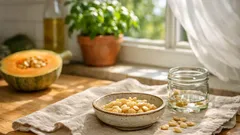 Meloenzaden bewaren: zo droog, rooster en gebruik je meloenpitten slim