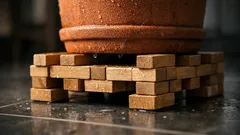 Maak zelf een plantentafeltje van resthout: strak, stevig en beter voor je plant