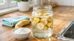 Bananenschil met baking soda: werkt deze schoonmaakhack echt of is het hype