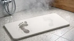 Waarom een stenen badmat van diatomeeënaarde zo snel droogt (en minder muf ruikt)